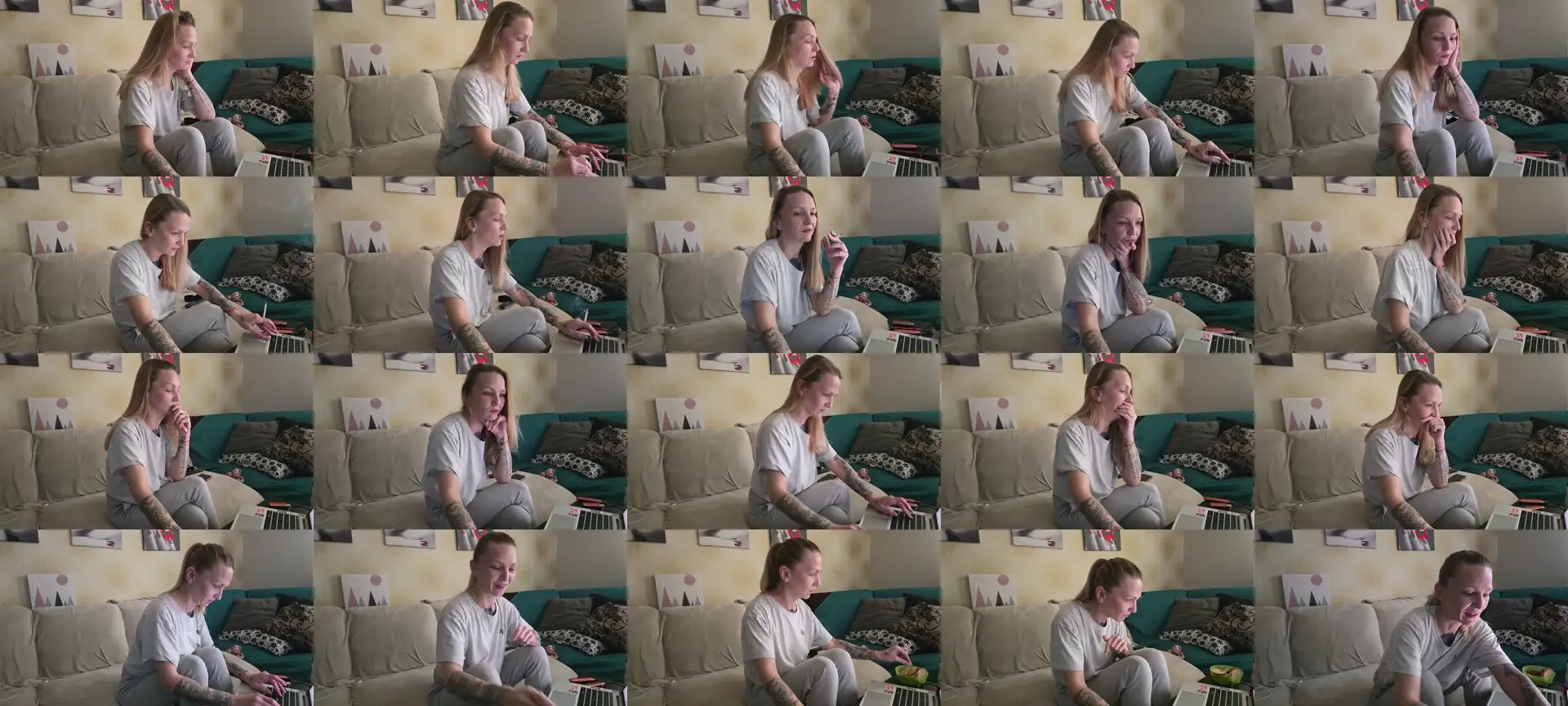 Alythea photo contact sheet