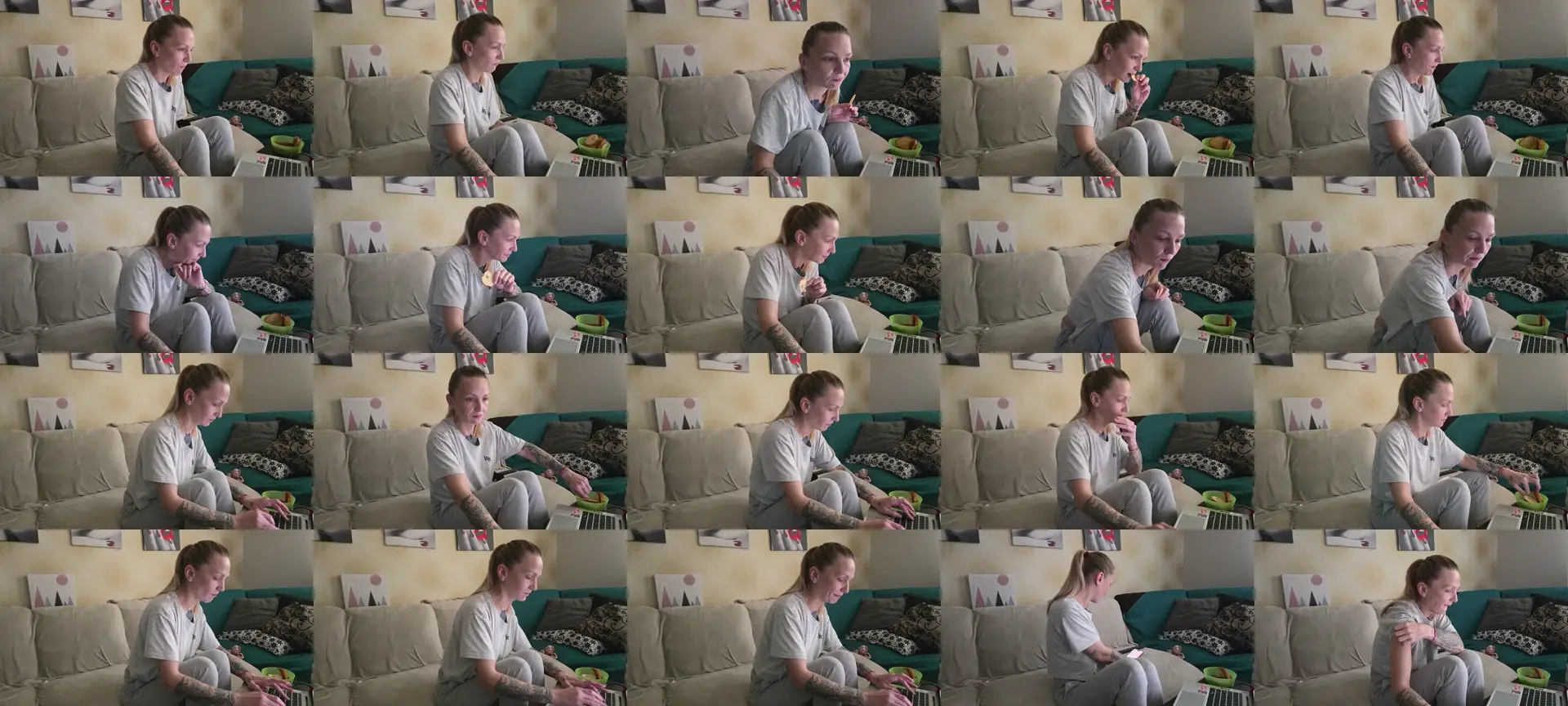 Alythea photo contact sheet