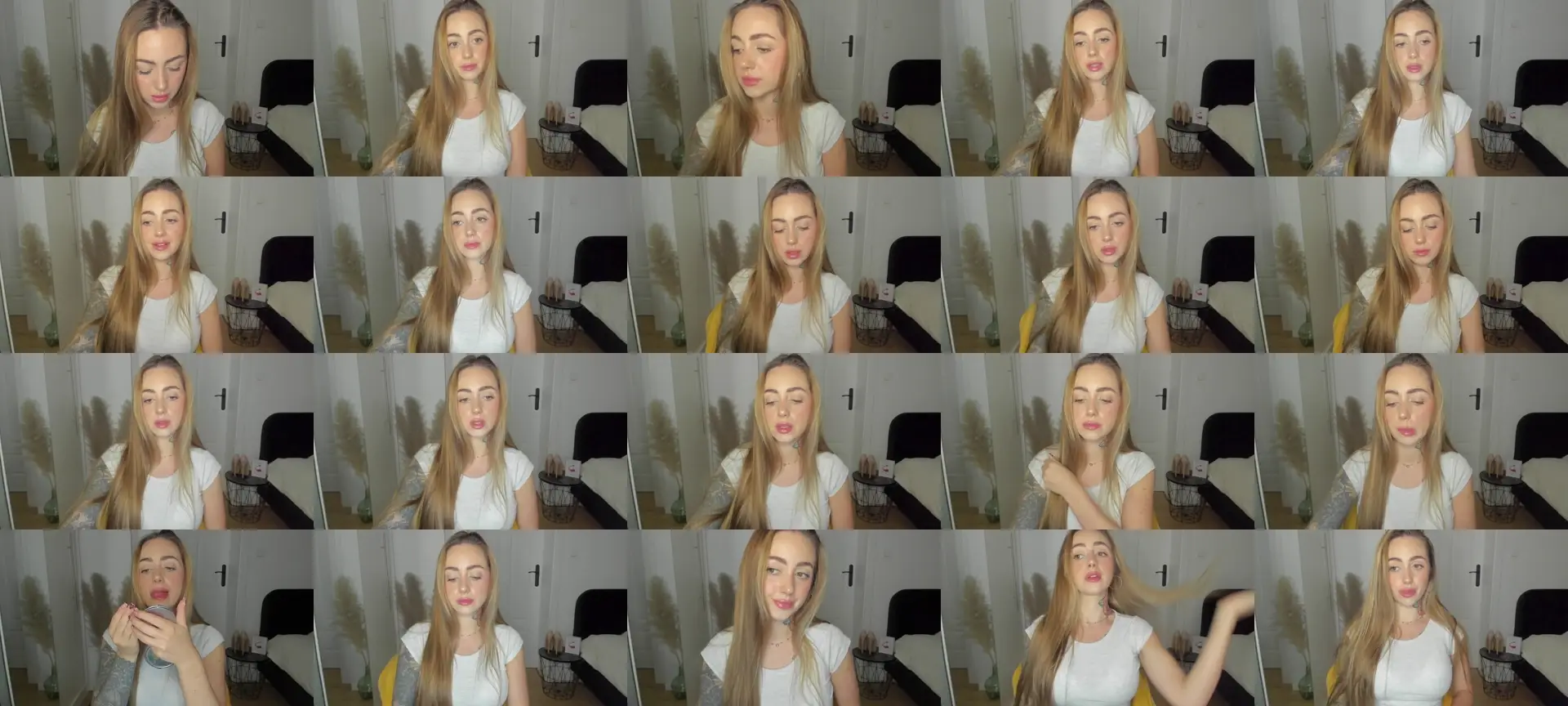 FlowerCoralie photo contact sheet