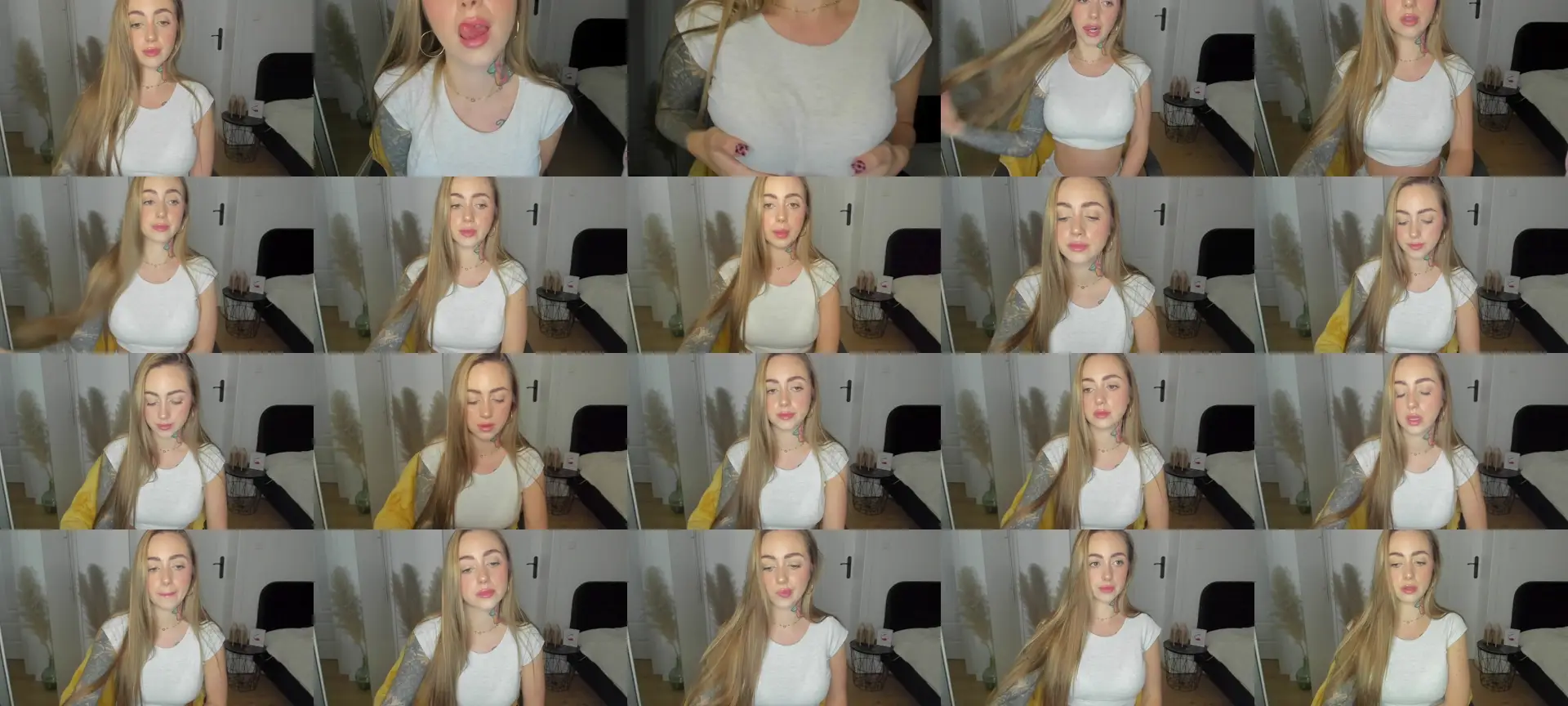 FlowerCoralie photo contact sheet