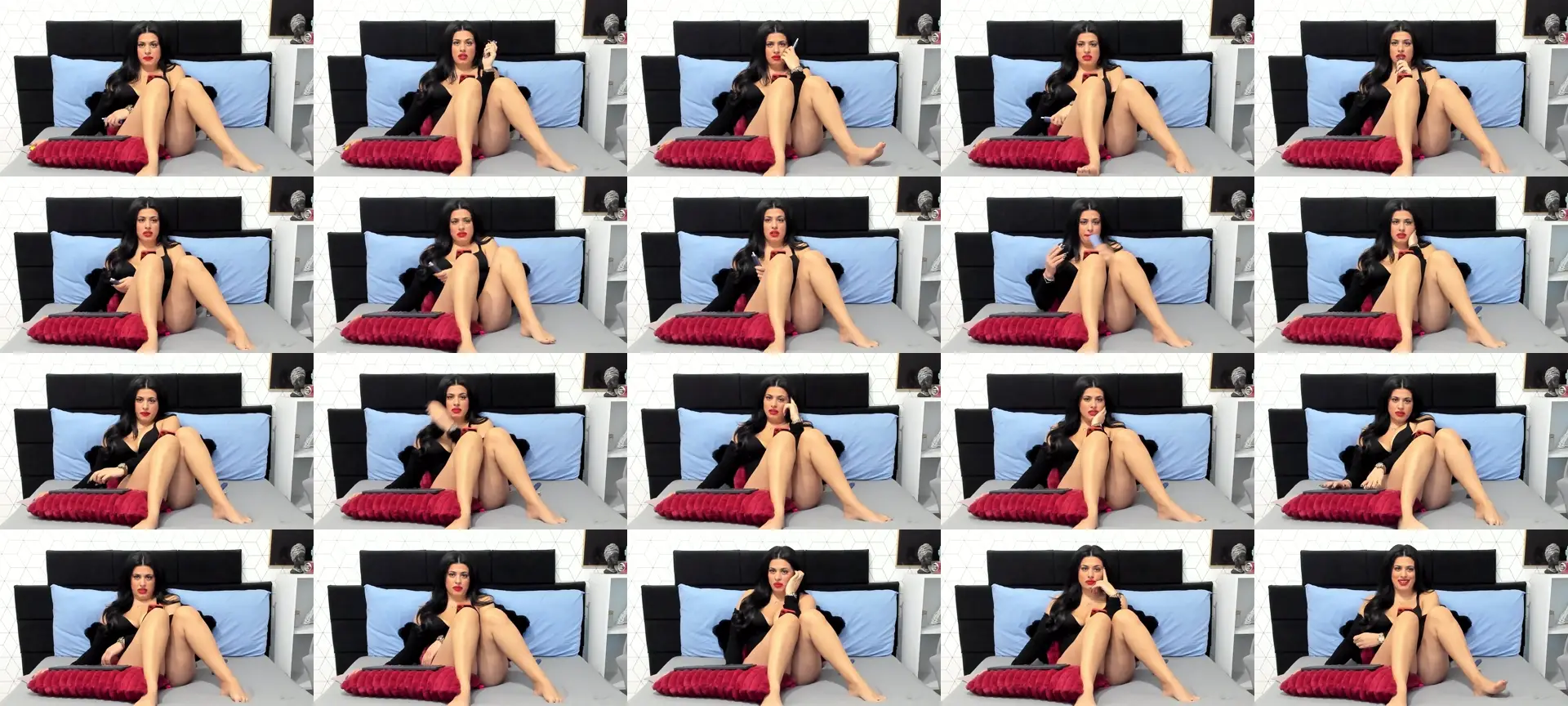 HeidiCutie photo contact sheet