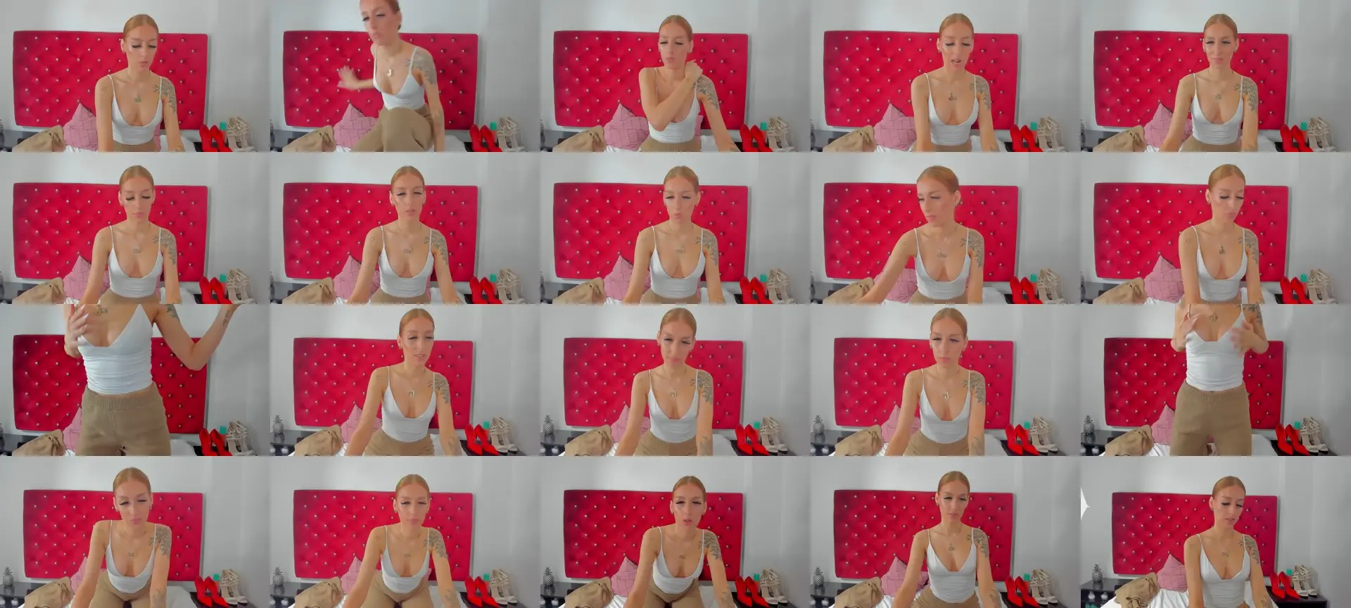 JasmineSex photo contact sheet