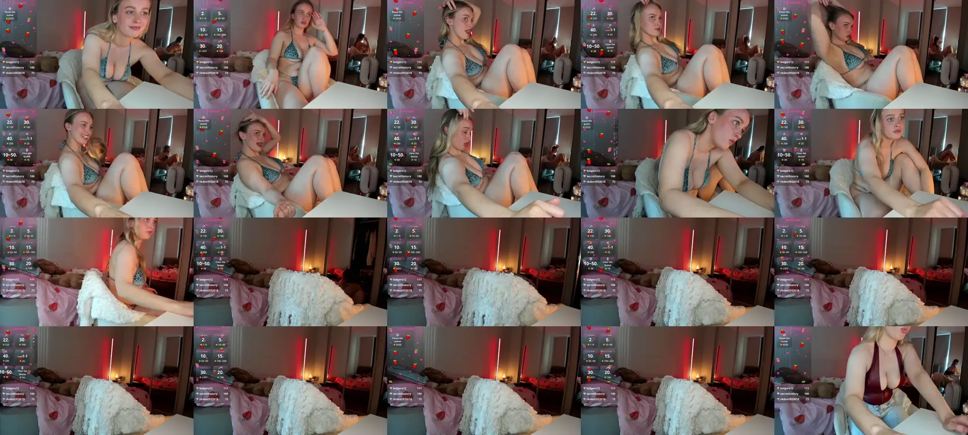 Jjulietterose photo contact sheet