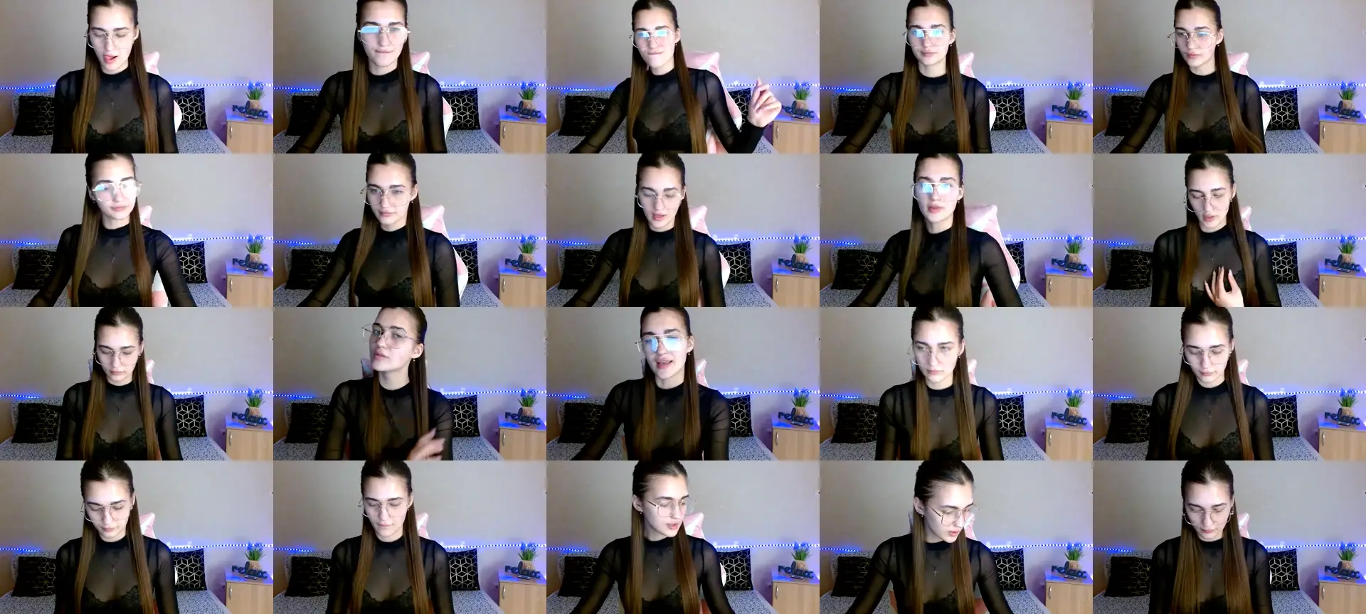 LilaSin photo contact sheet