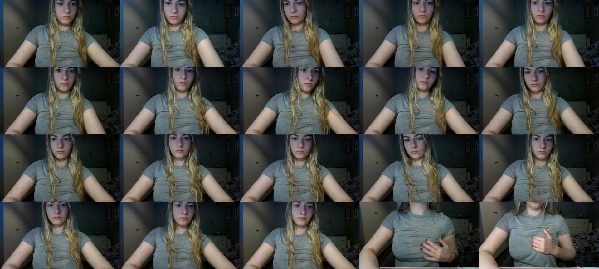 RosieNasty photo contact sheet