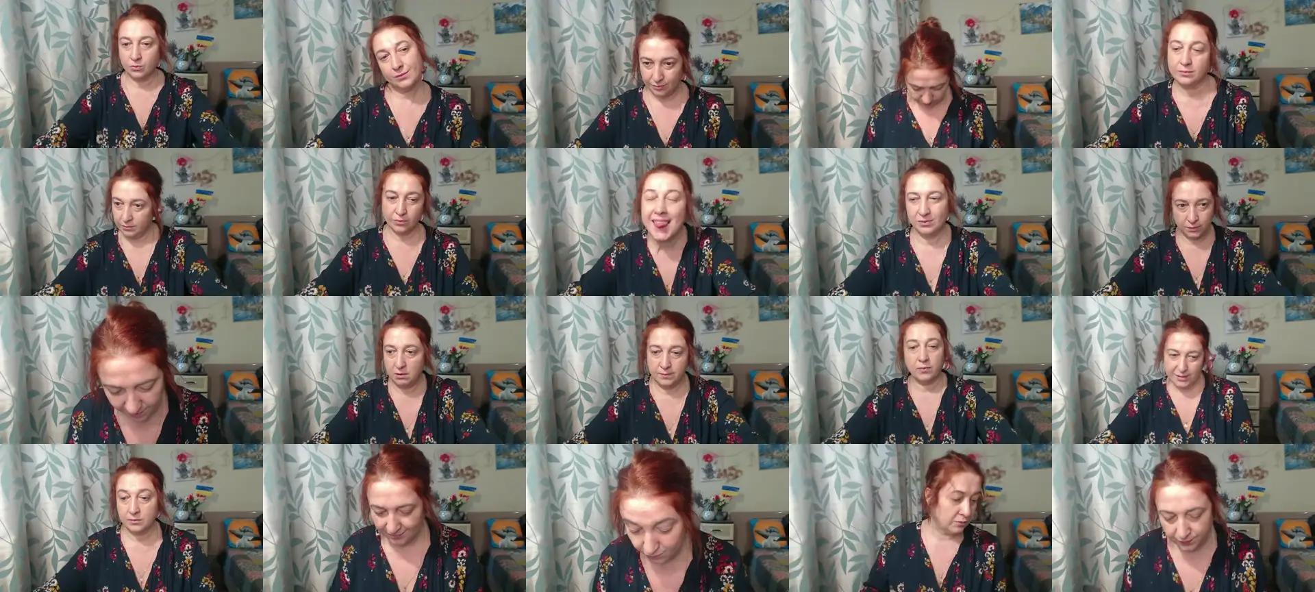 YourFoxyLady photo contact sheet