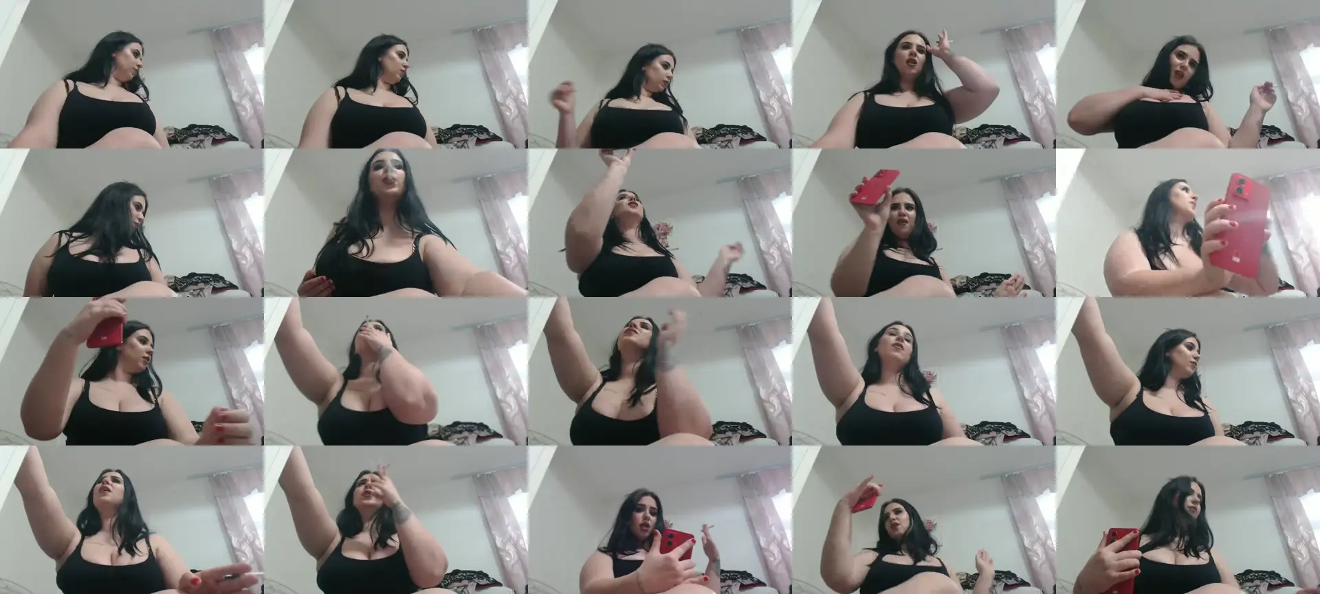 AdelinaJude10 photo contact sheet