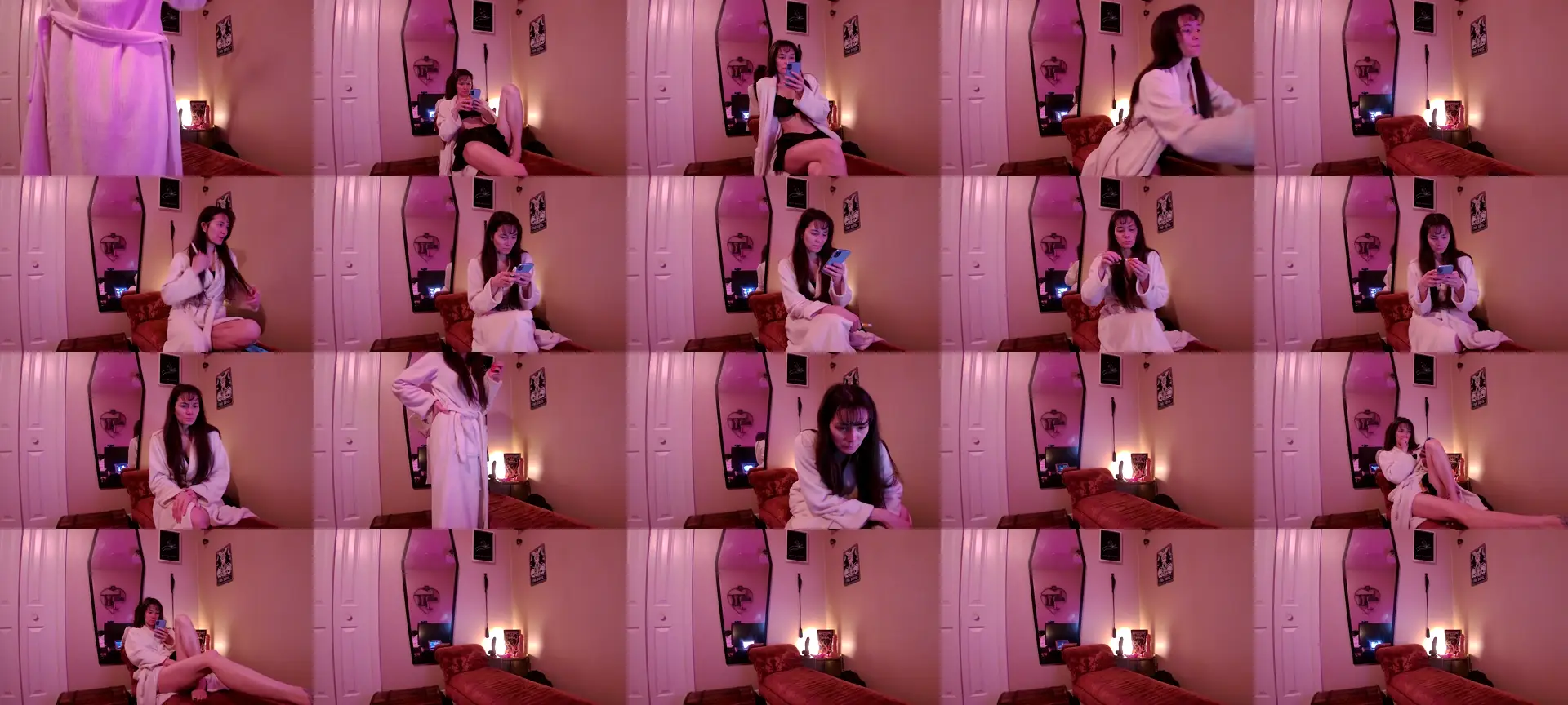 AsaFoXXX photo contact sheet