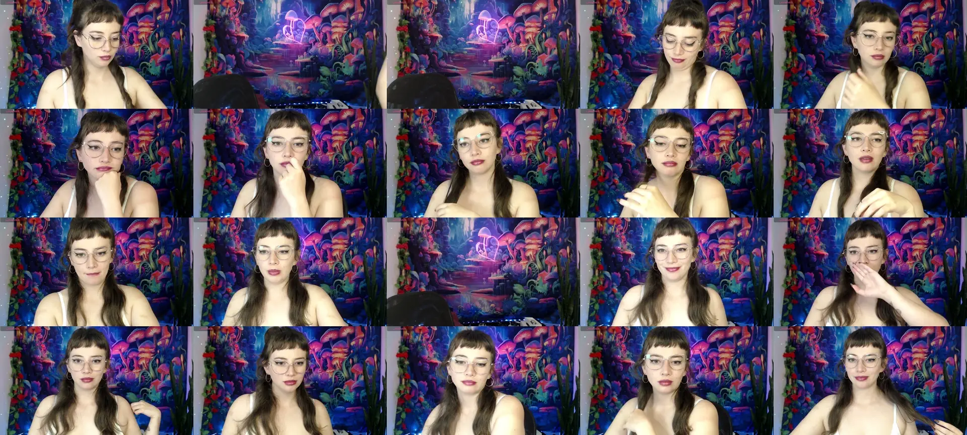 HannahHexx photo contact sheet