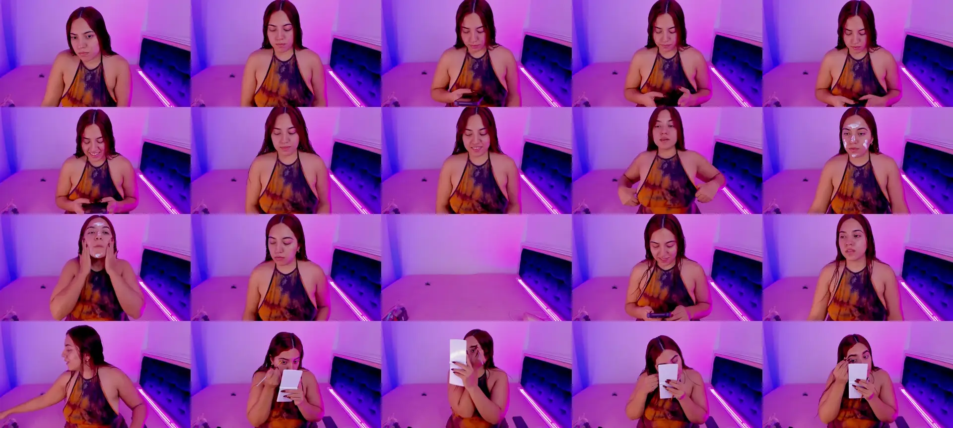 Angelica__Red photo contact sheet