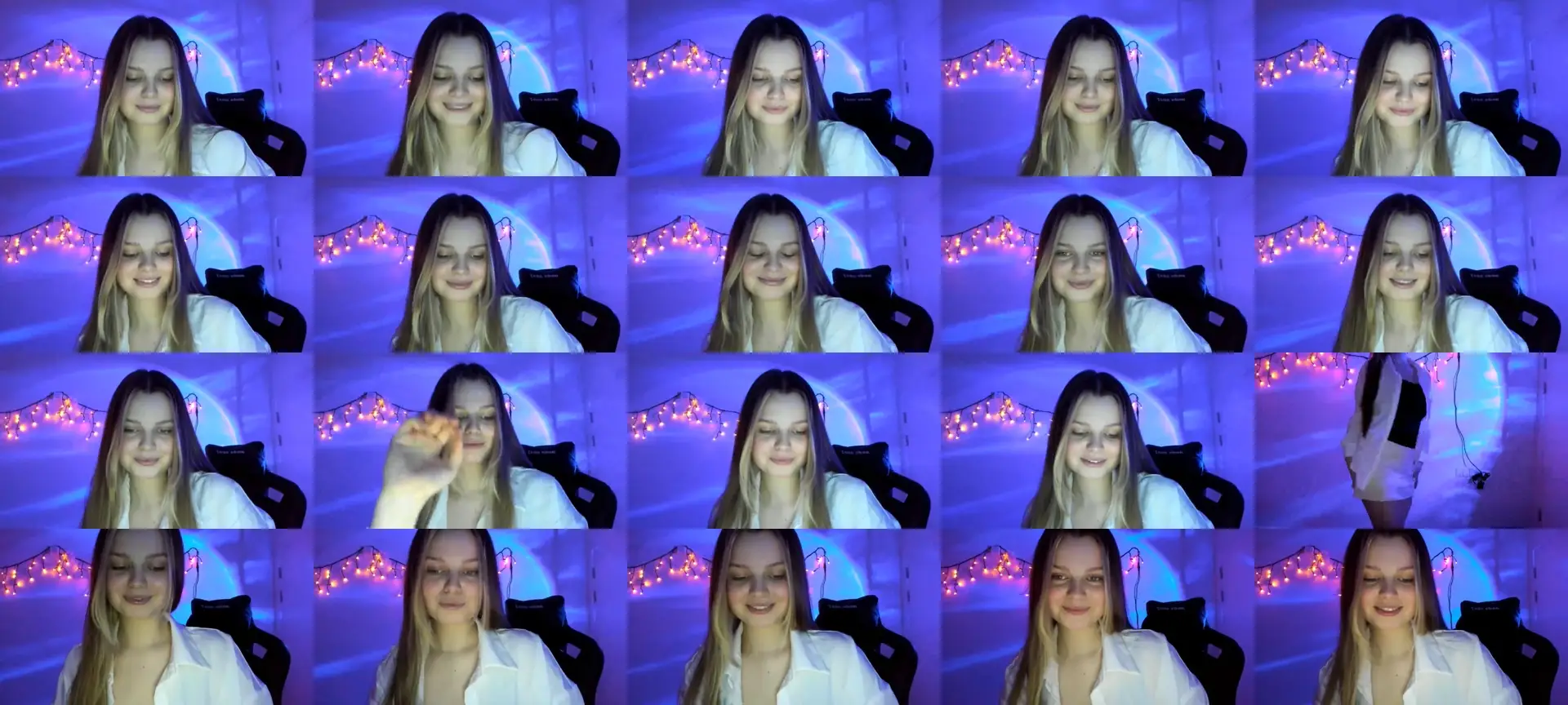 Annaneon photo contact sheet