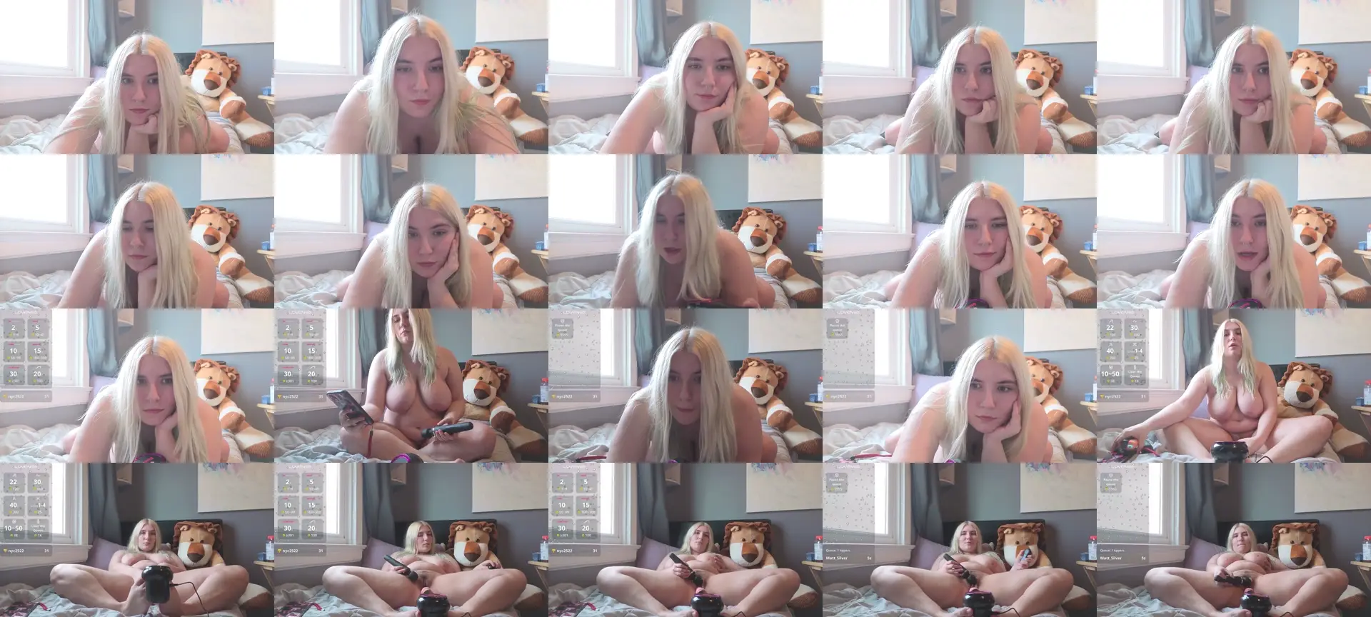 Sexyselene7 photo contact sheet