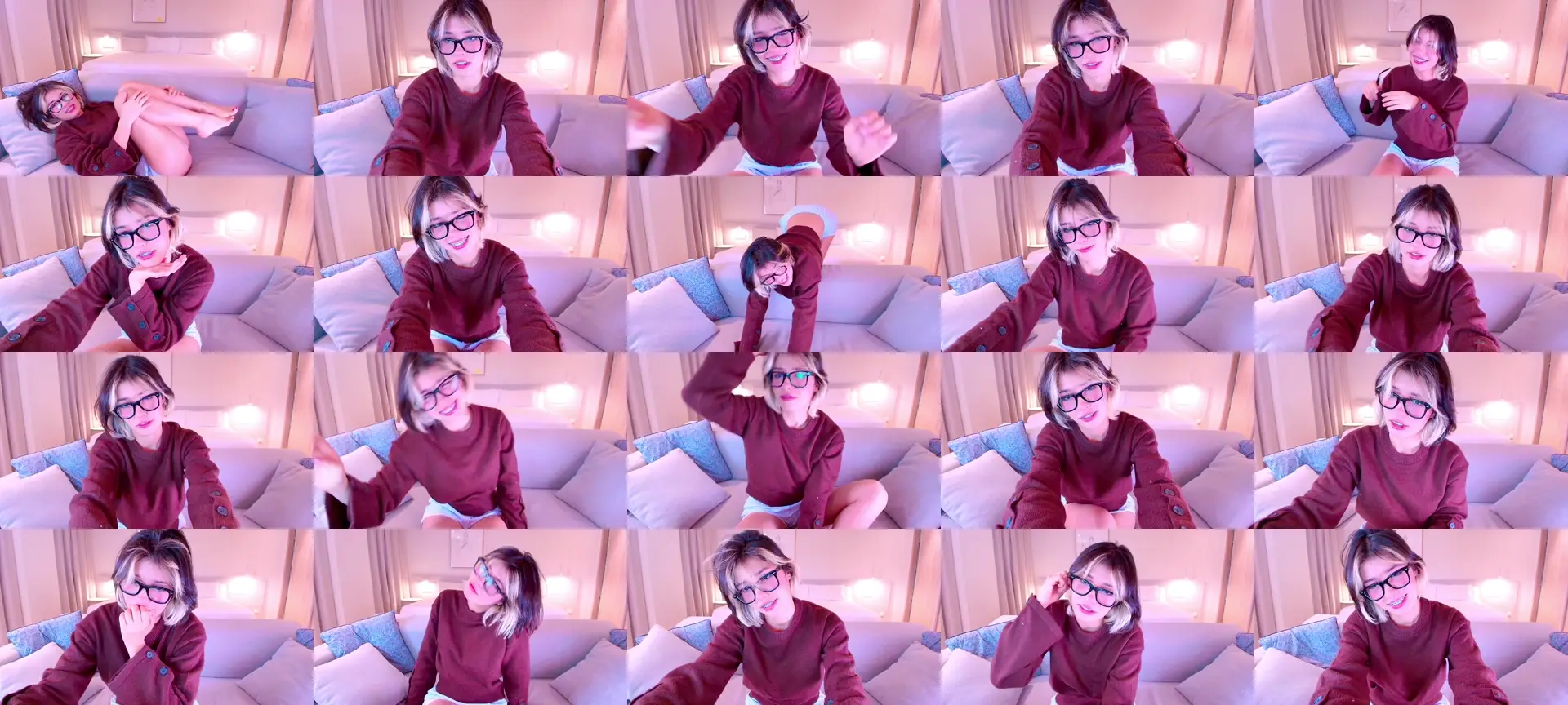 Agostinha_Red photo contact sheet