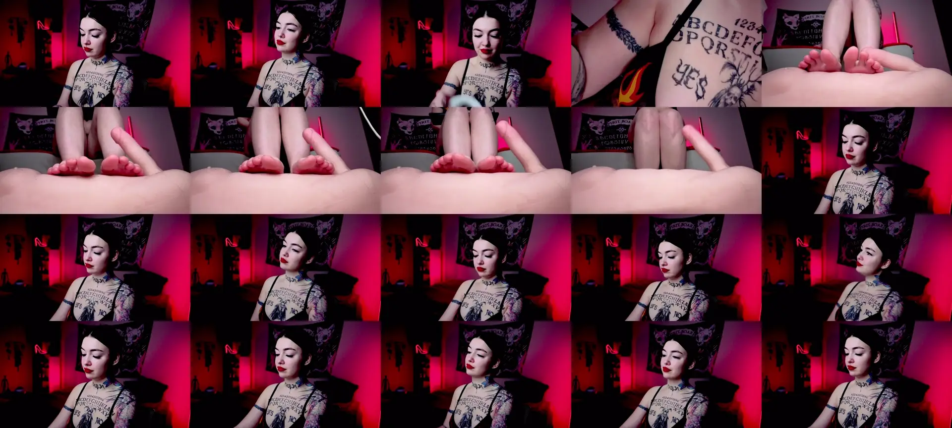 AllieStark photo contact sheet