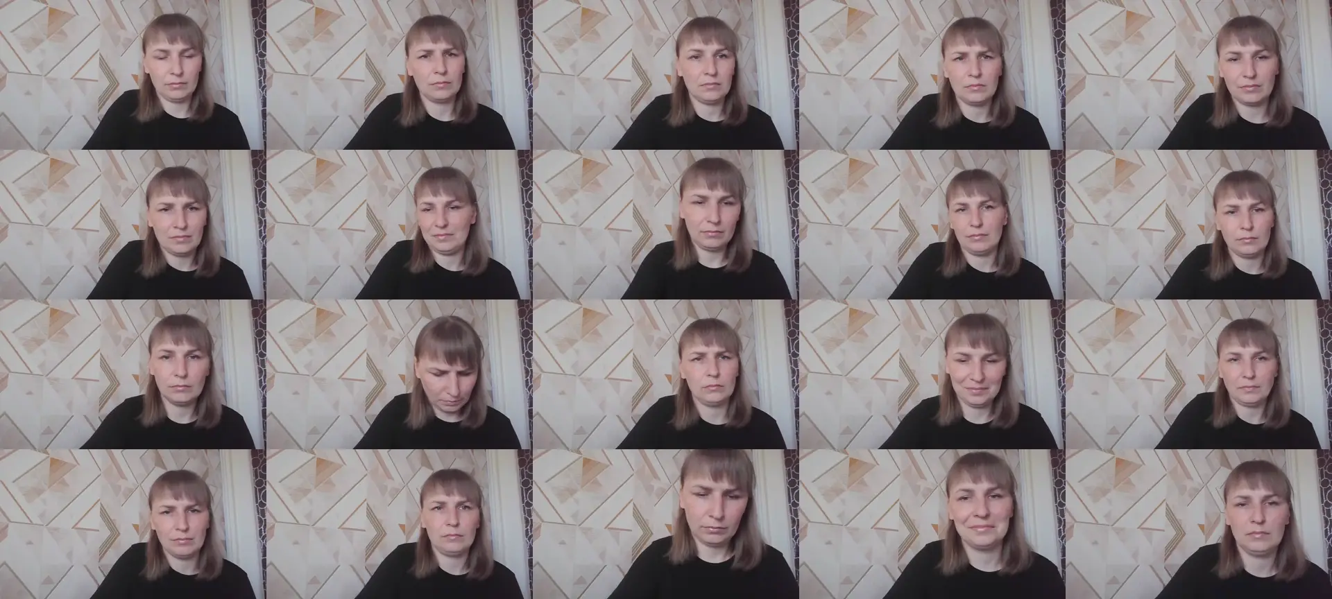 AllyBloom photo contact sheet