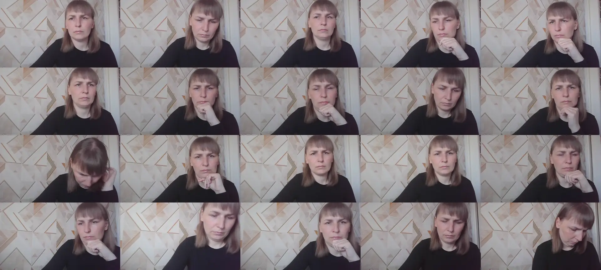 AllyBloom photo contact sheet