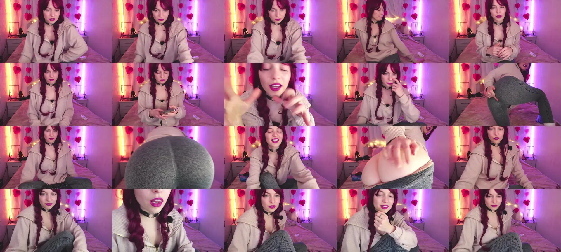 AngelikaRouge photo contact sheet