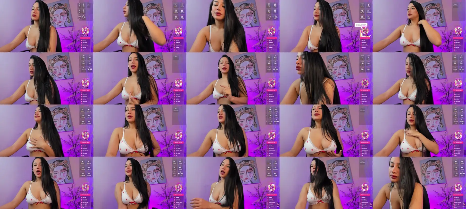 Angelvicky photo contact sheet