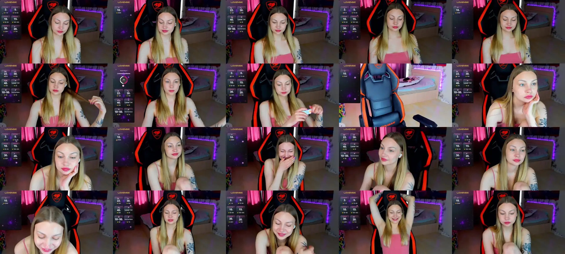 AnnyPurr photo contact sheet