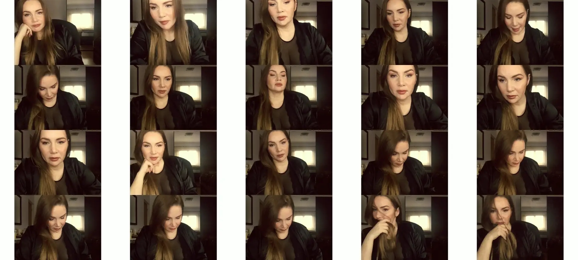 ArianaAri photo contact sheet