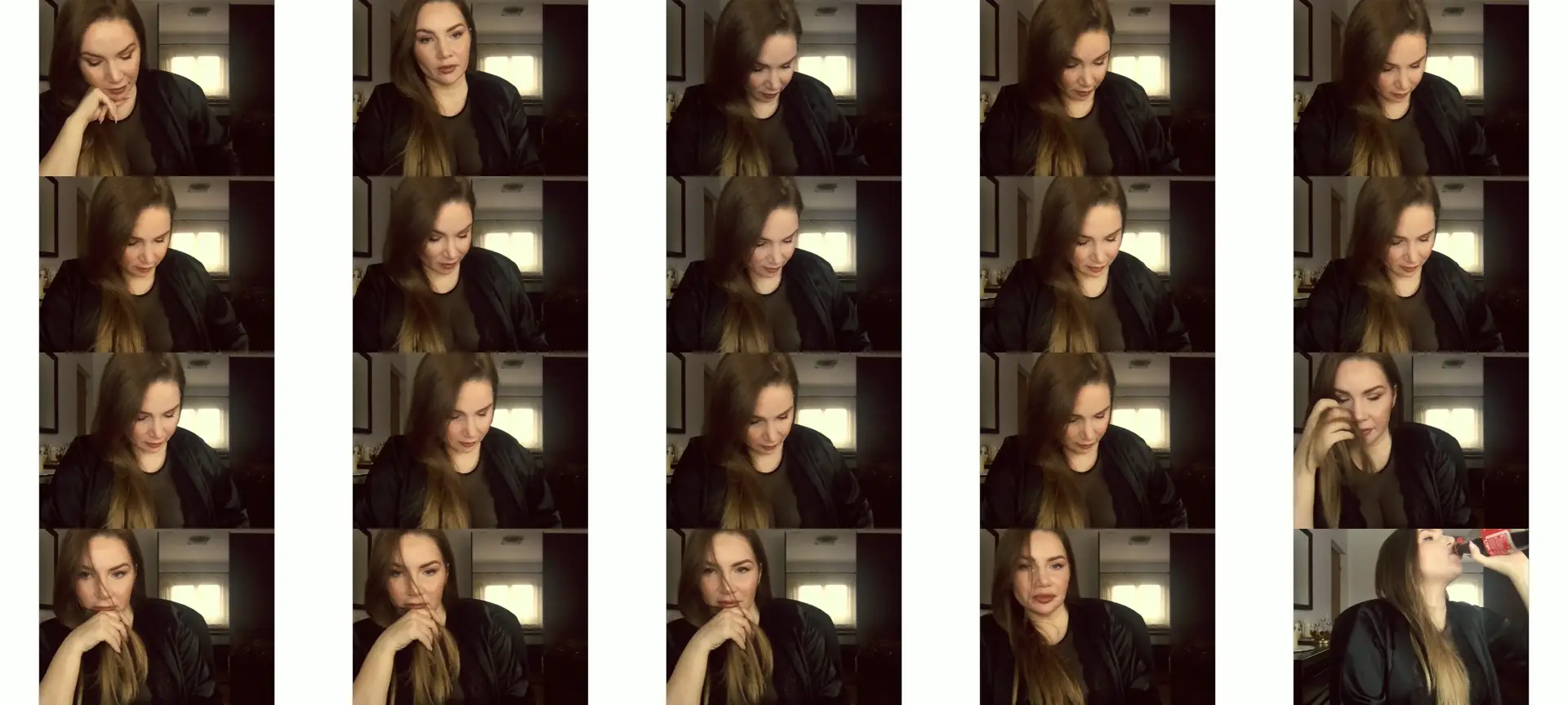 ArianaAri photo contact sheet