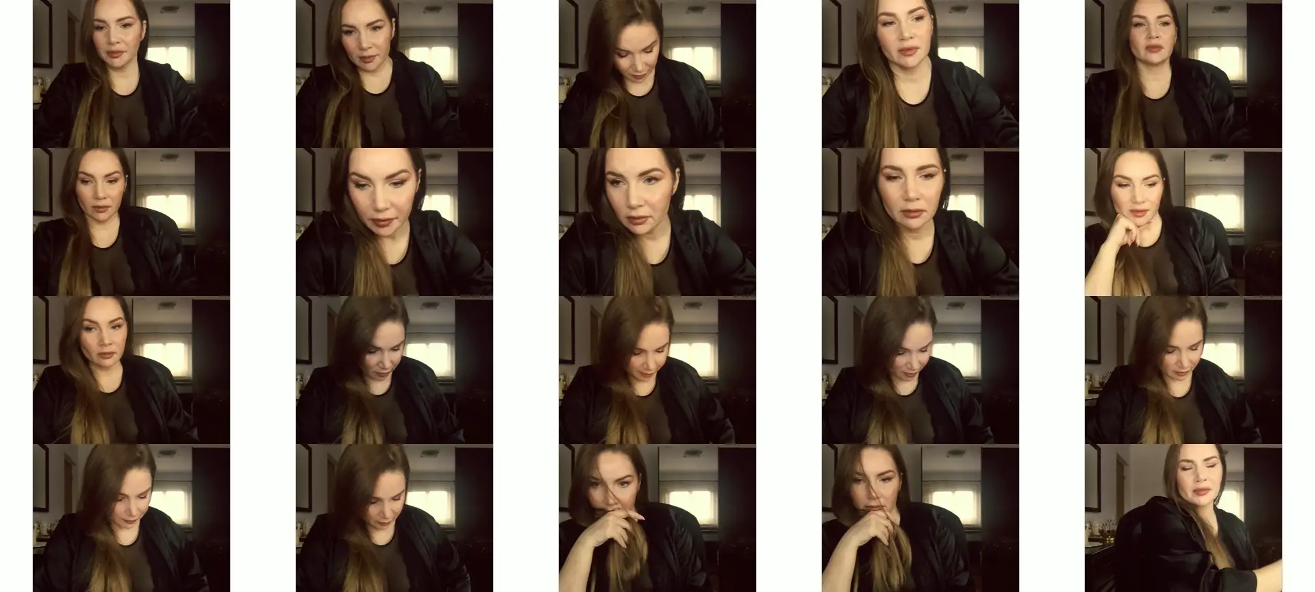 ArianaAri photo contact sheet