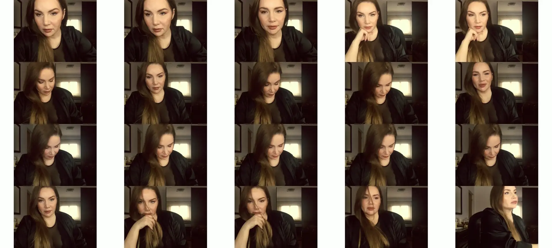 ArianaAri photo contact sheet