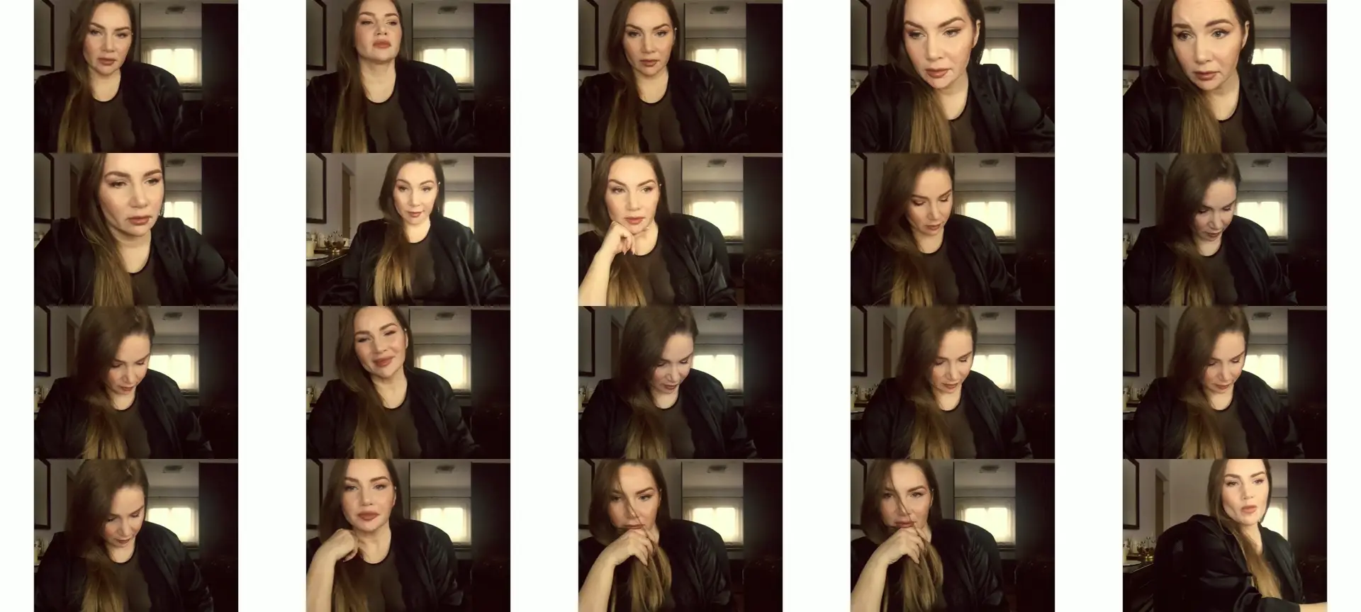 ArianaAri photo contact sheet