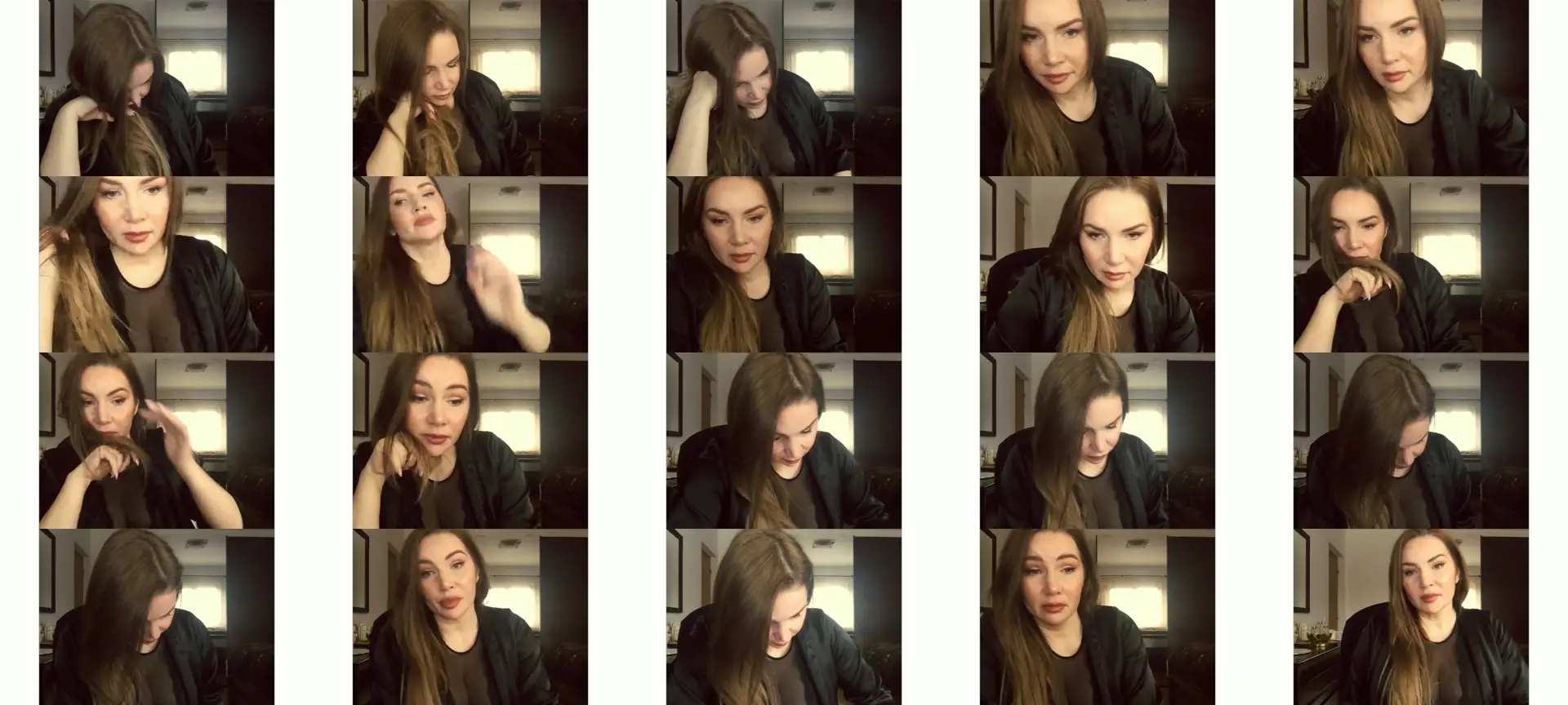 ArianaAri photo contact sheet