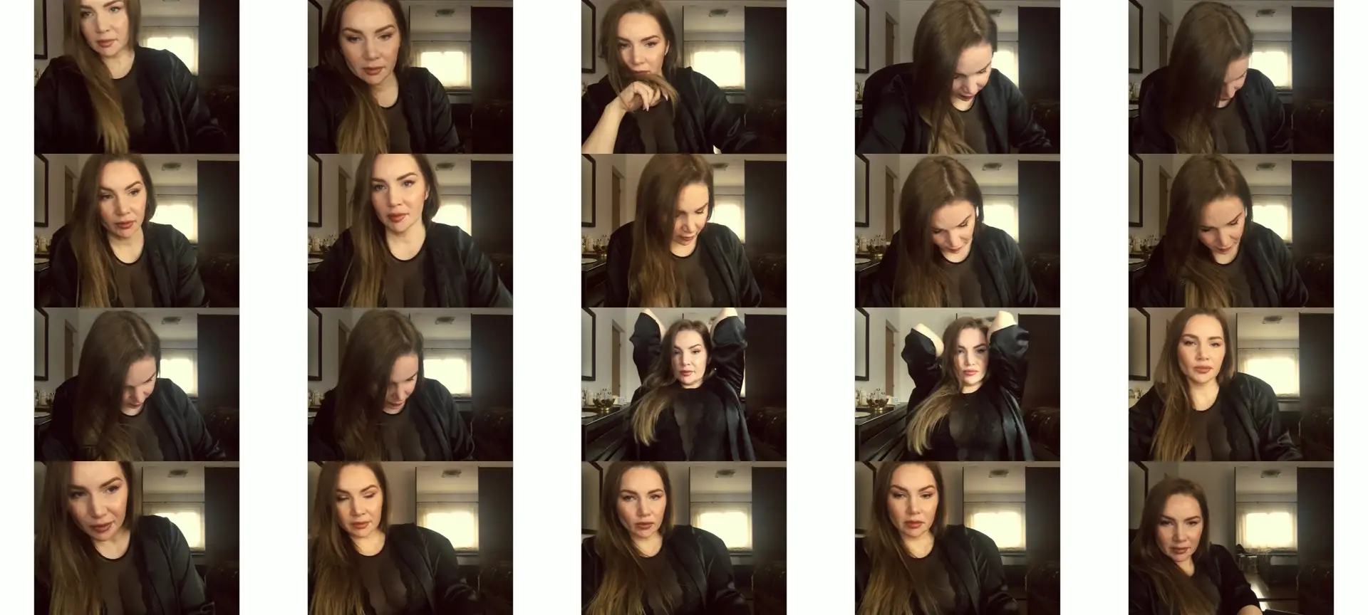 ArianaAri photo contact sheet