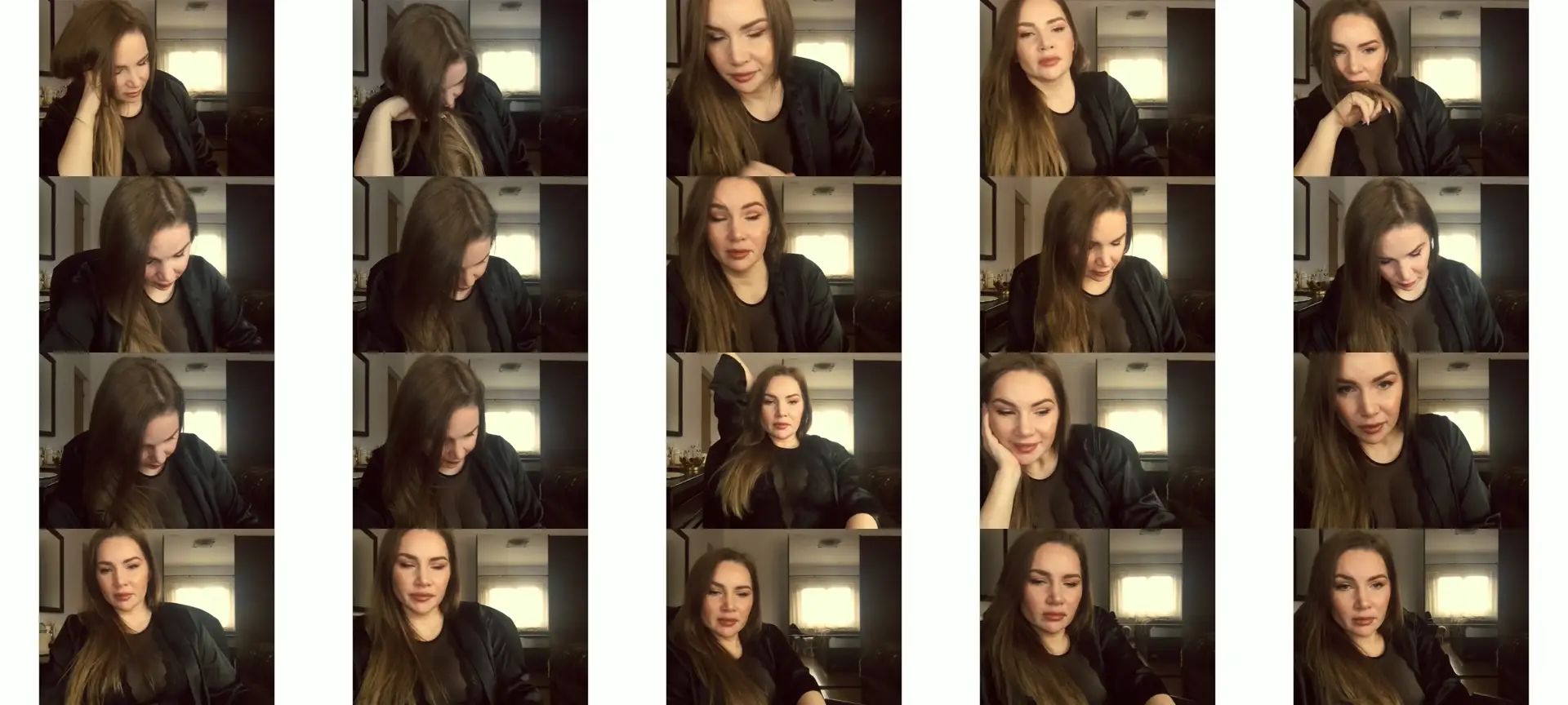 ArianaAri photo contact sheet