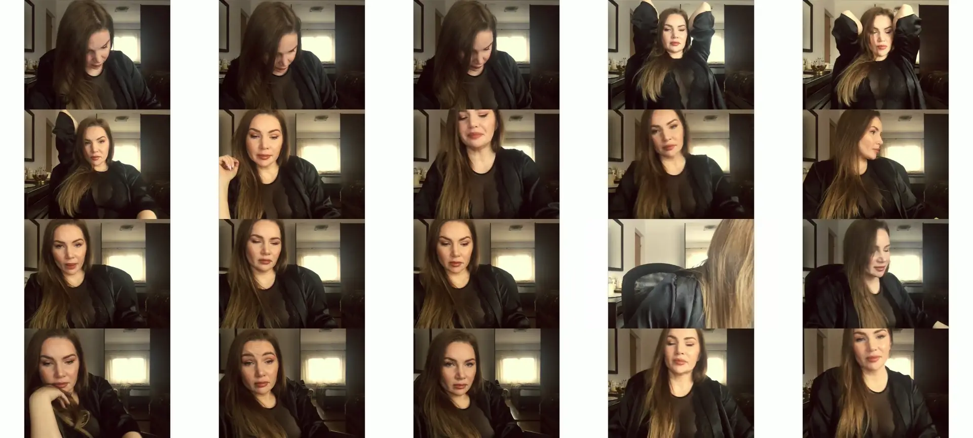 ArianaAri photo contact sheet