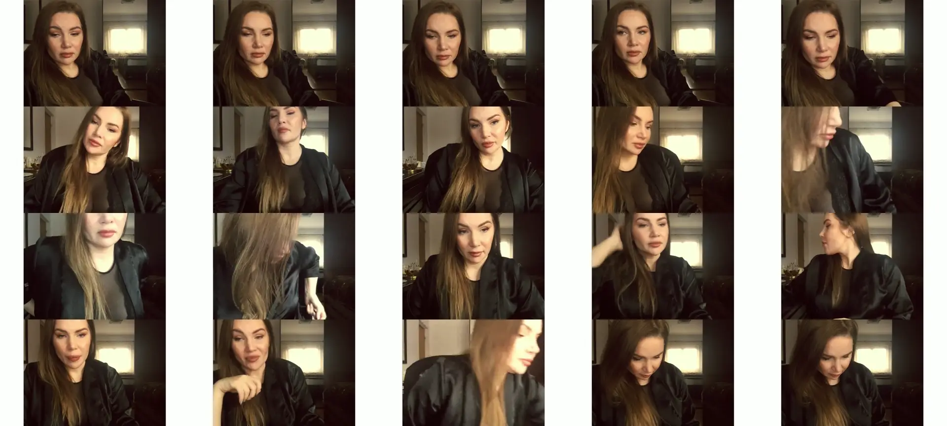 ArianaAri photo contact sheet