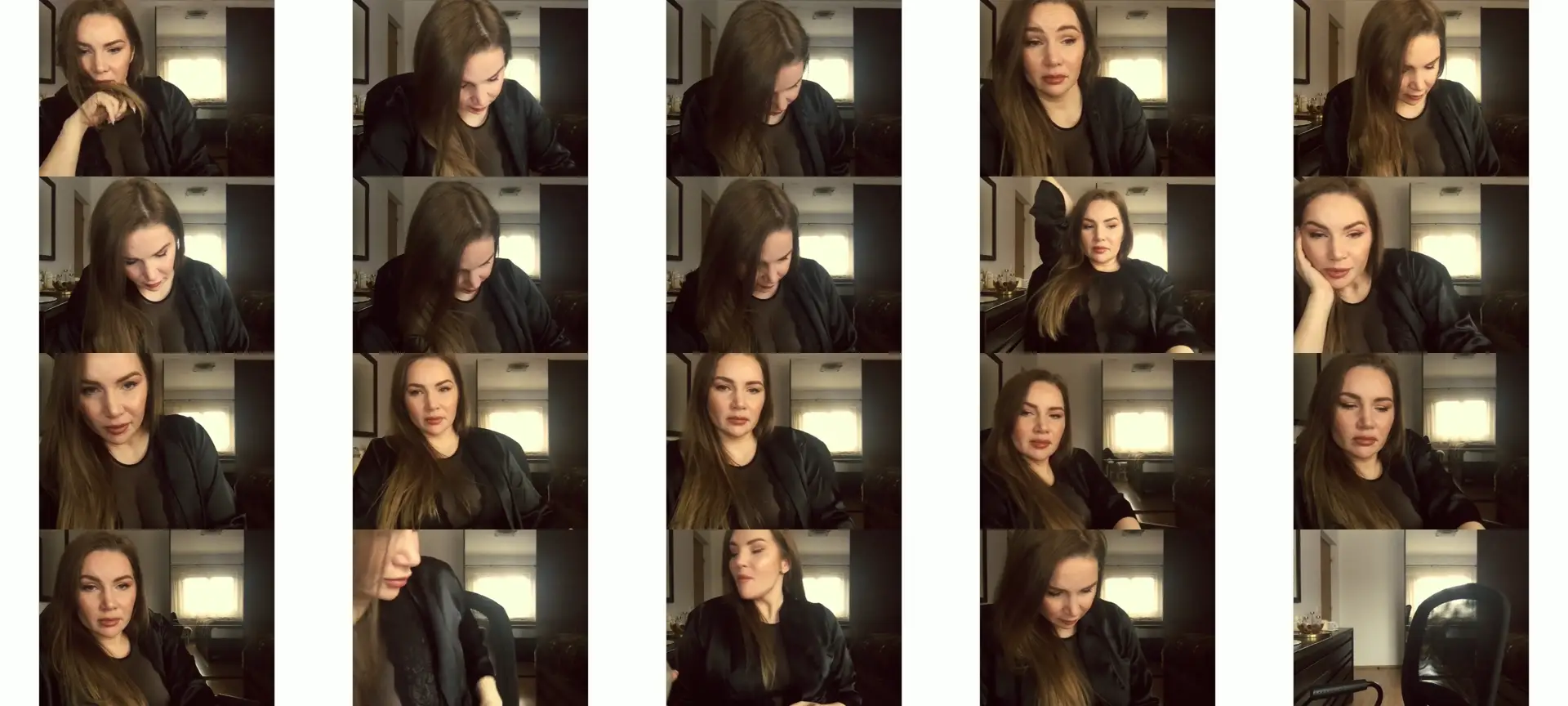 ArianaAri photo contact sheet