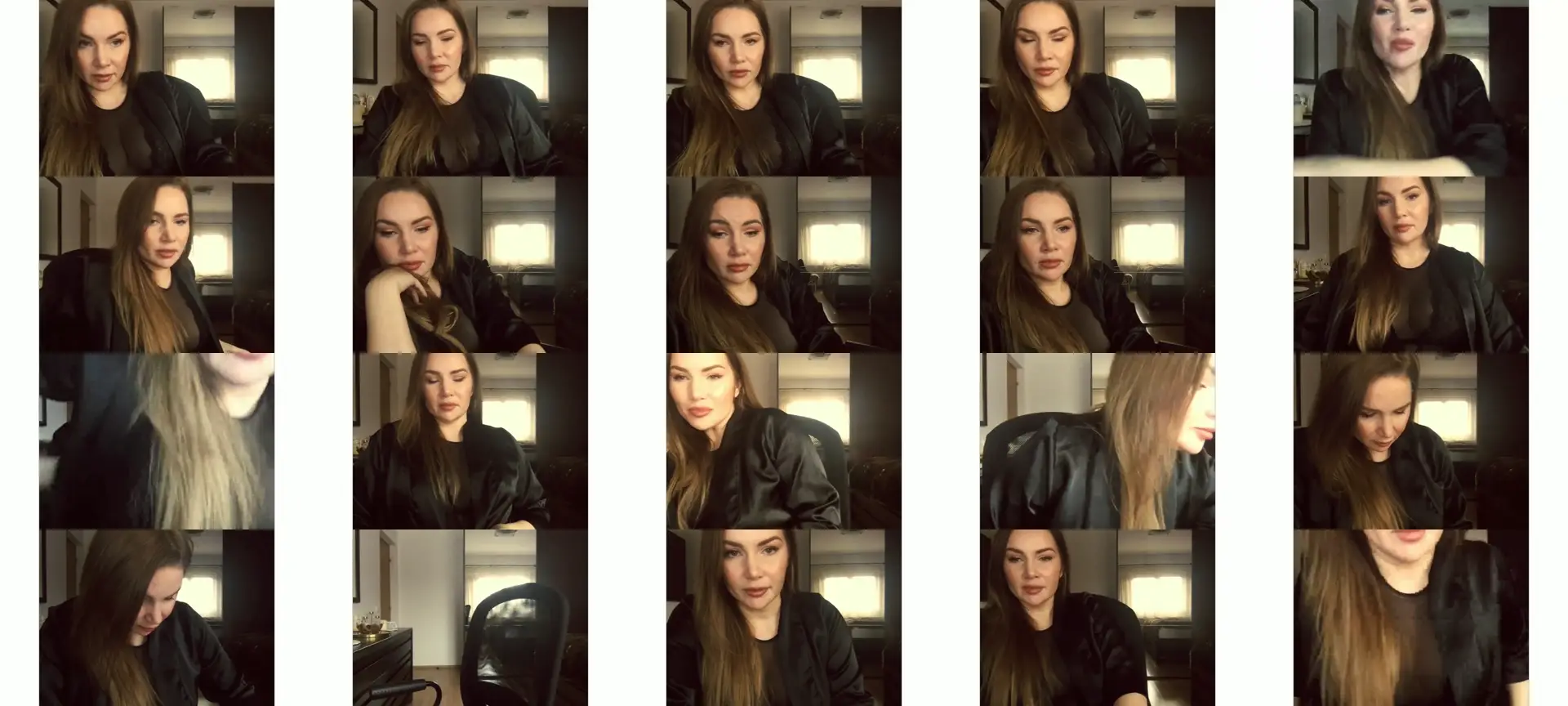 ArianaAri photo contact sheet