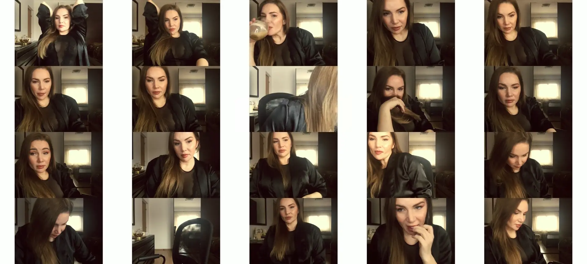 ArianaAri photo contact sheet