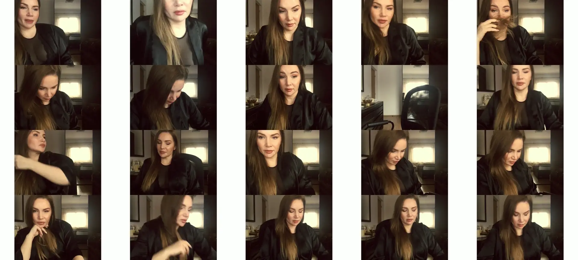 ArianaAri photo contact sheet