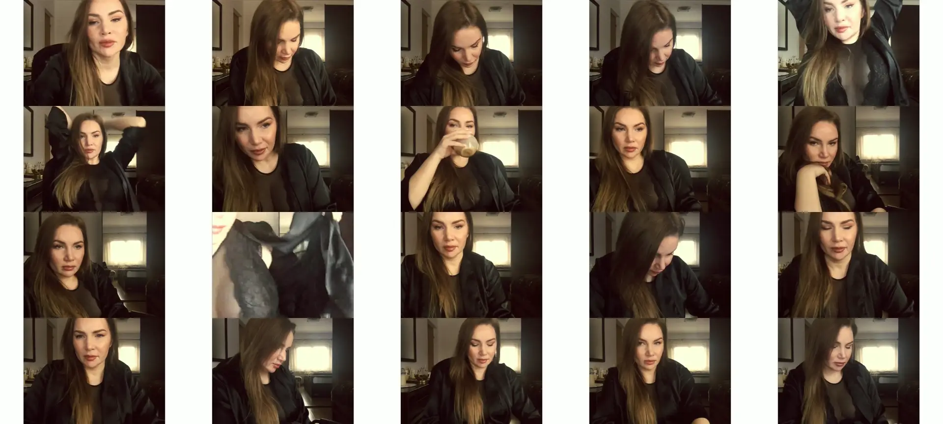 ArianaAri photo contact sheet