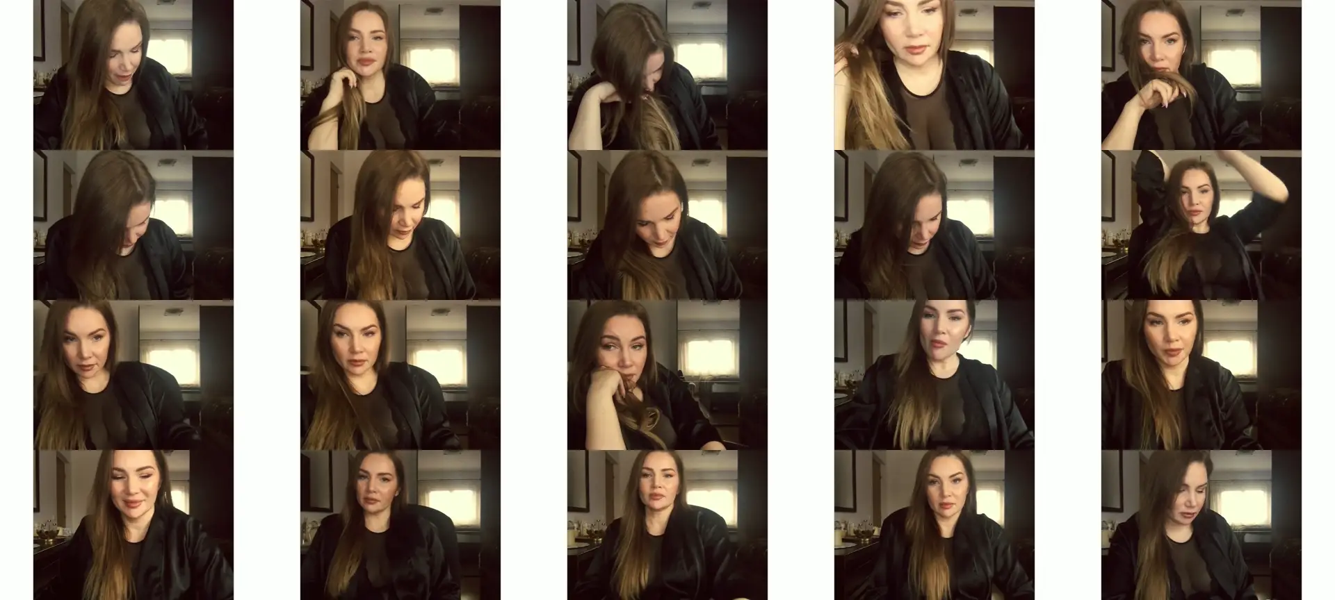 ArianaAri photo contact sheet