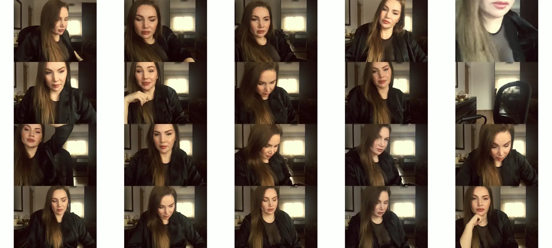 ArianaAri photo contact sheet