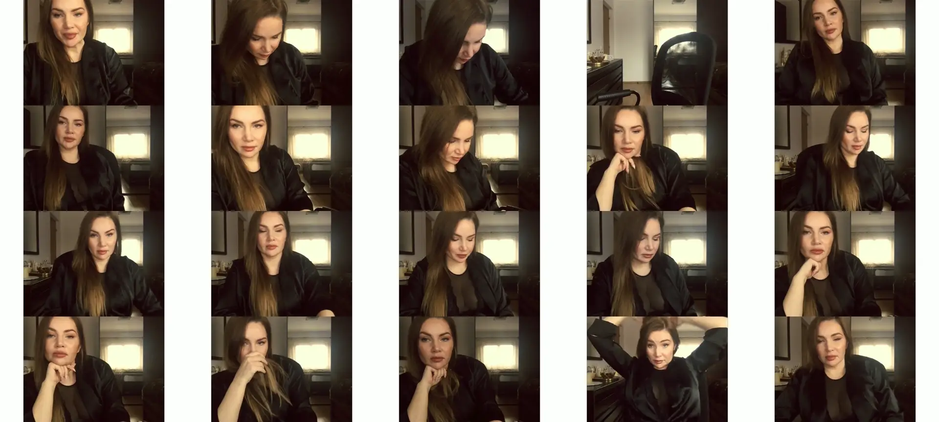 ArianaAri photo contact sheet