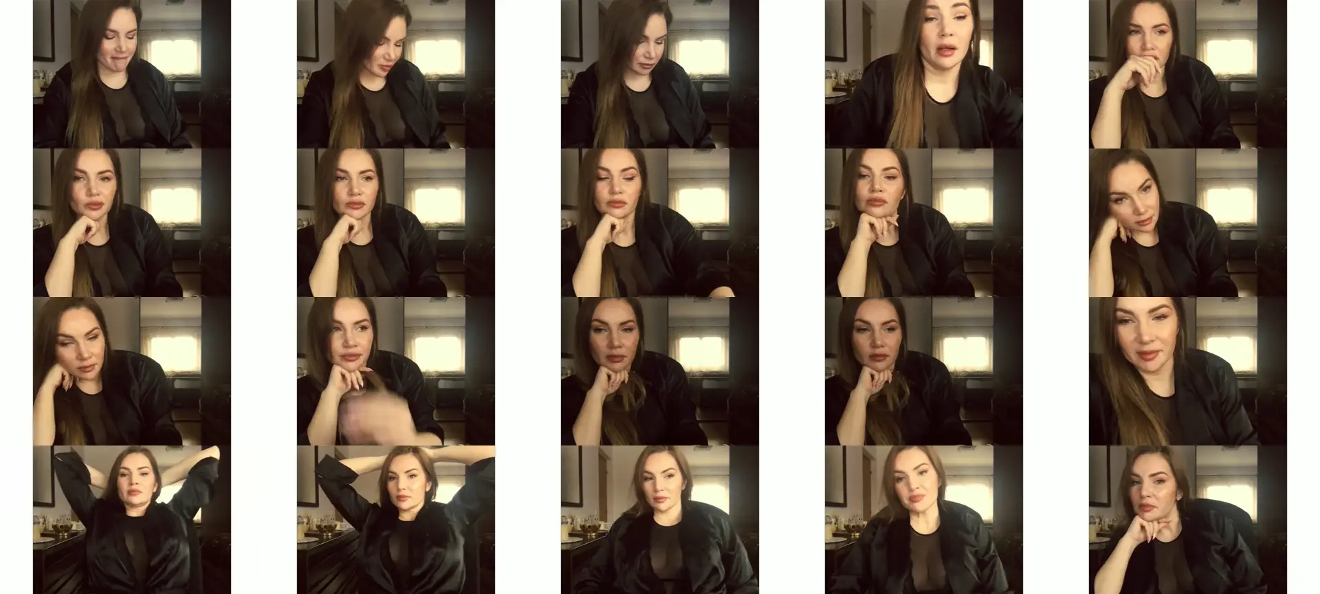 ArianaAri photo contact sheet