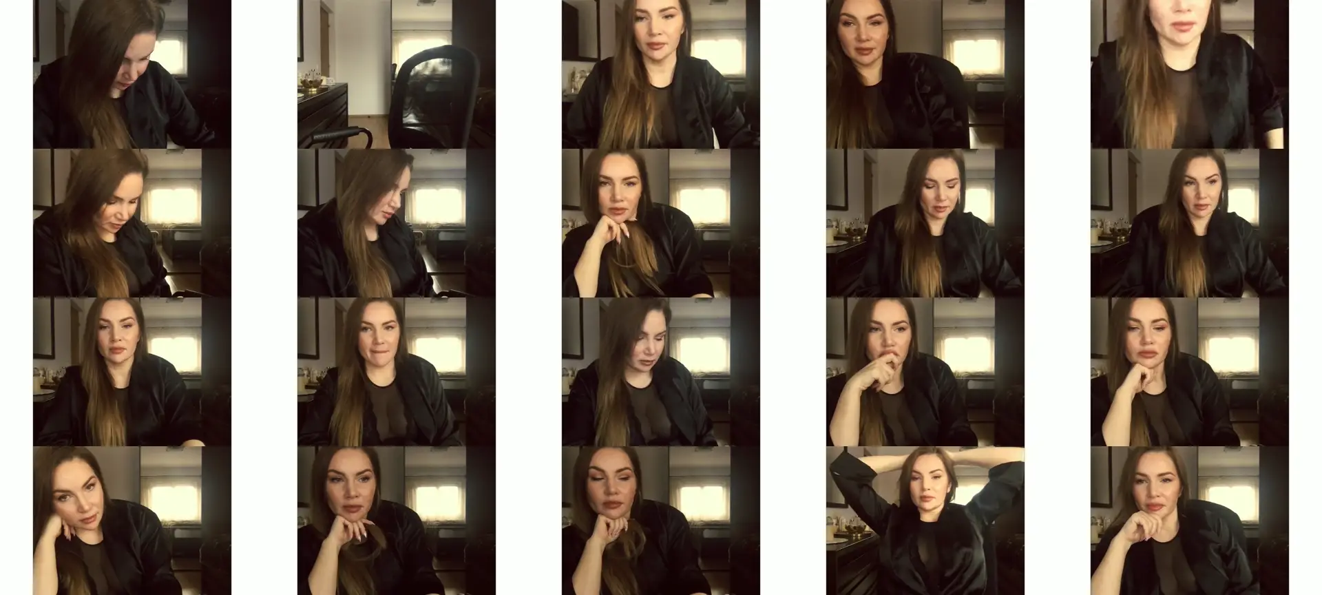 ArianaAri photo contact sheet