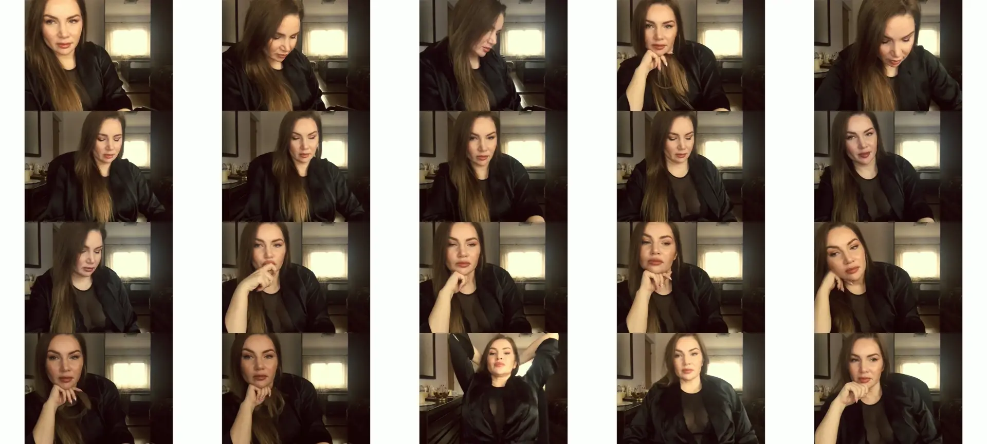 ArianaAri photo contact sheet