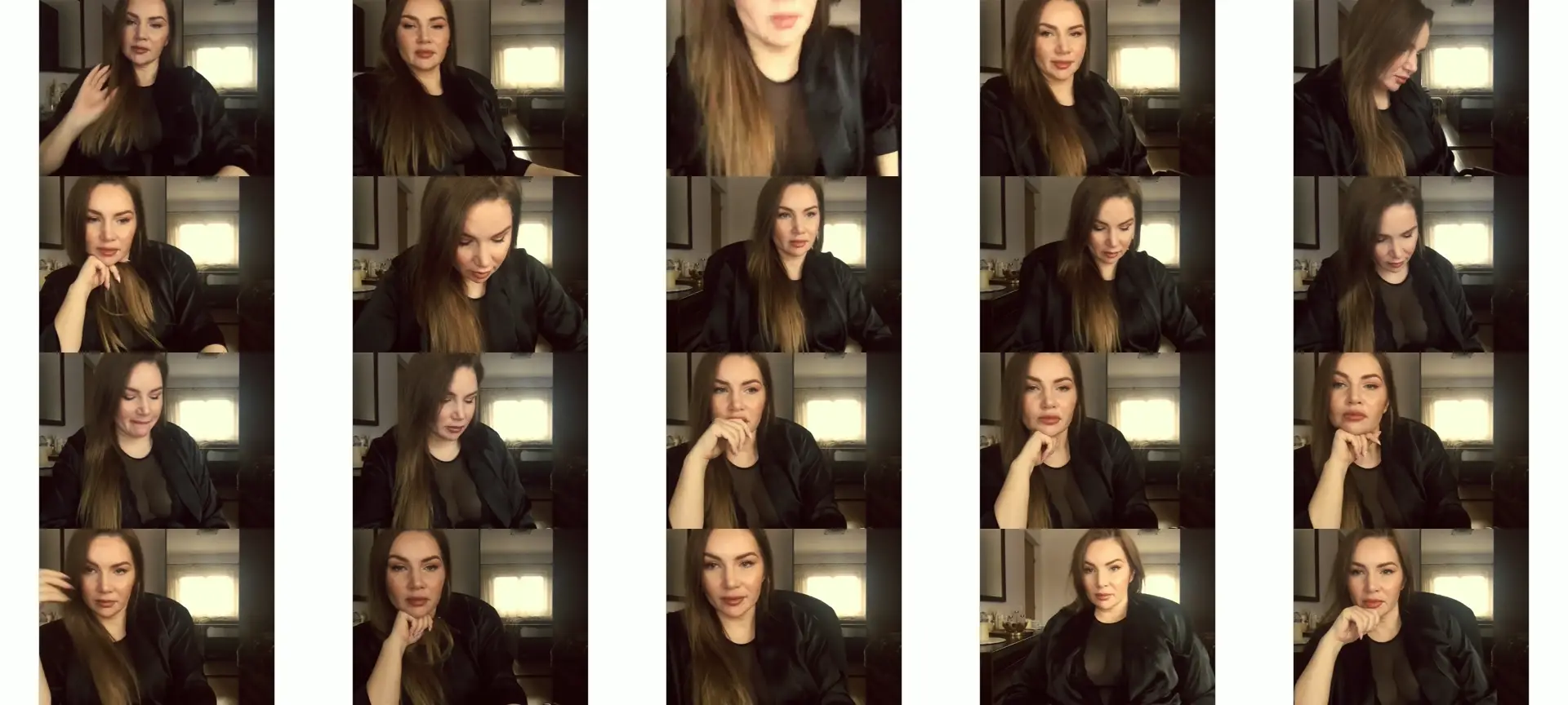 ArianaAri photo contact sheet