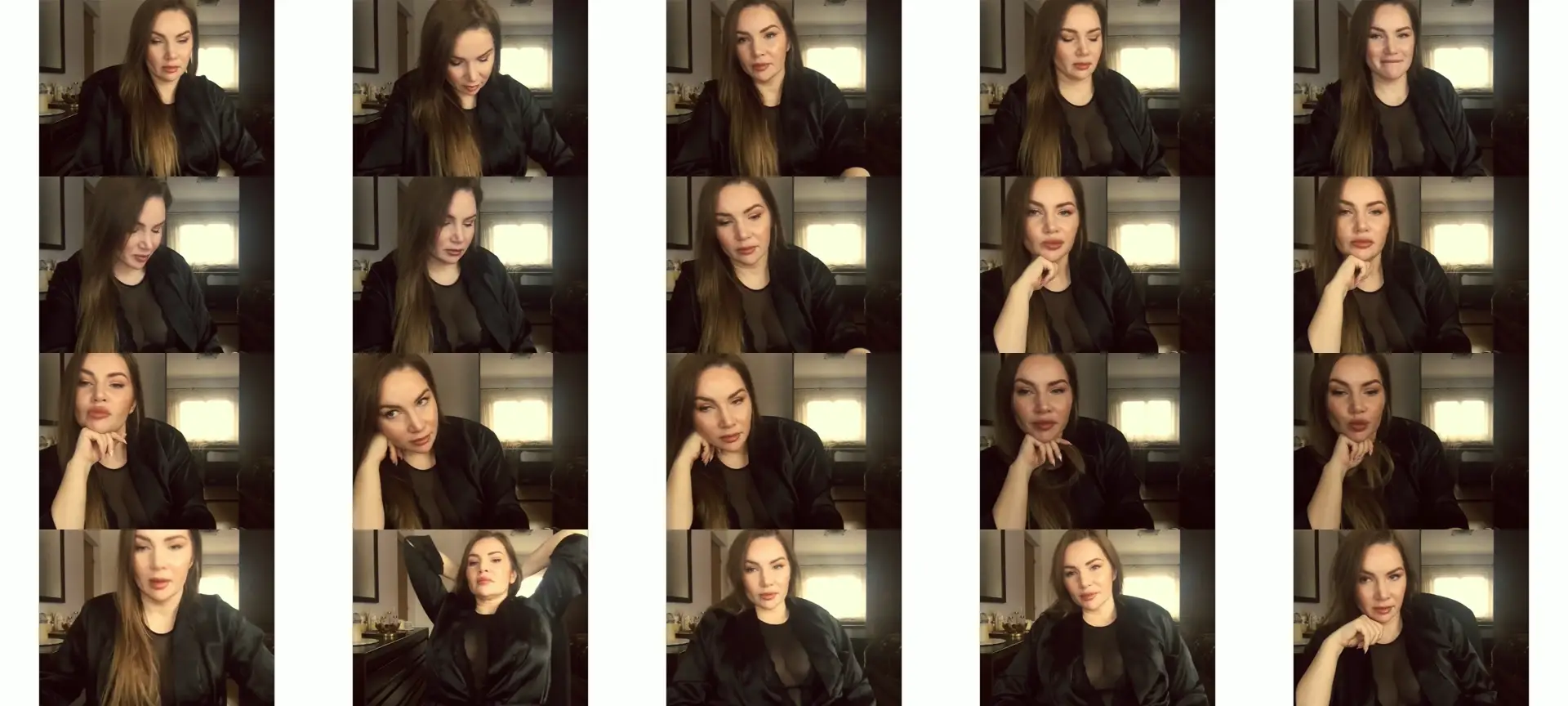 ArianaAri photo contact sheet