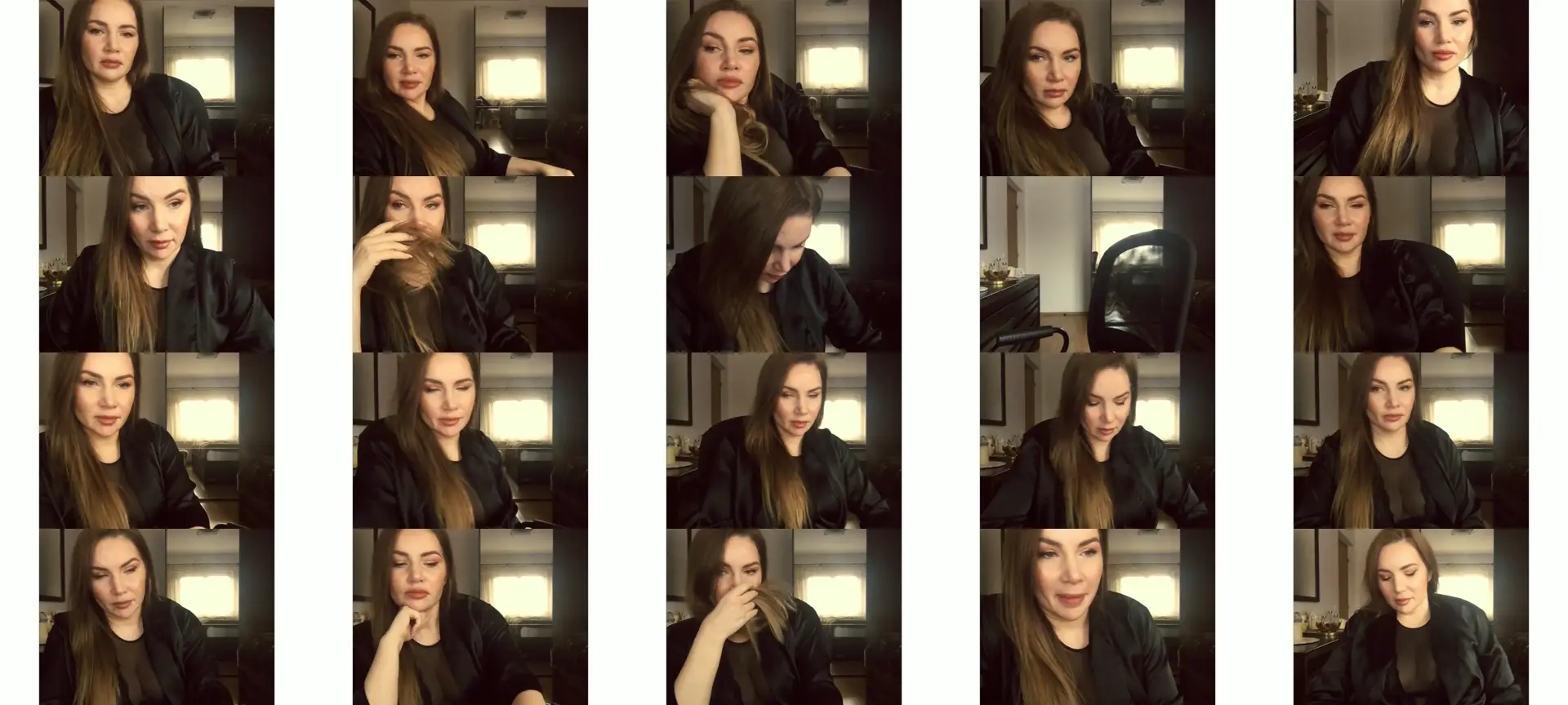 ArianaAri photo contact sheet