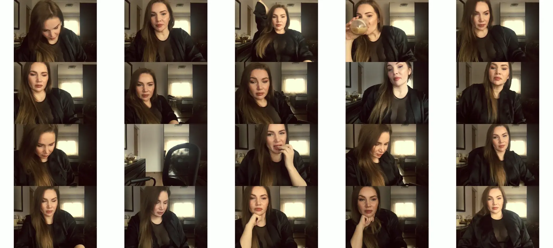 ArianaAri photo contact sheet