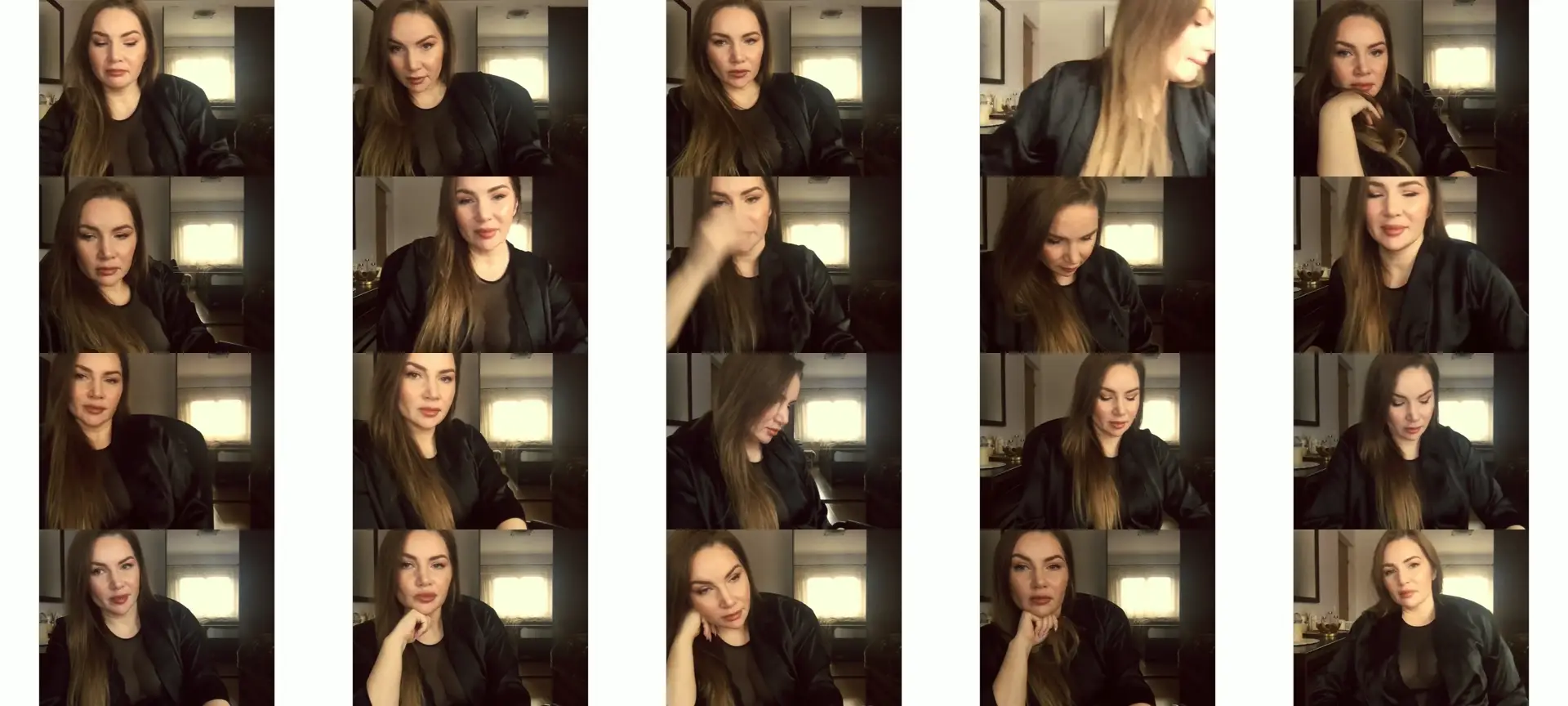 ArianaAri photo contact sheet