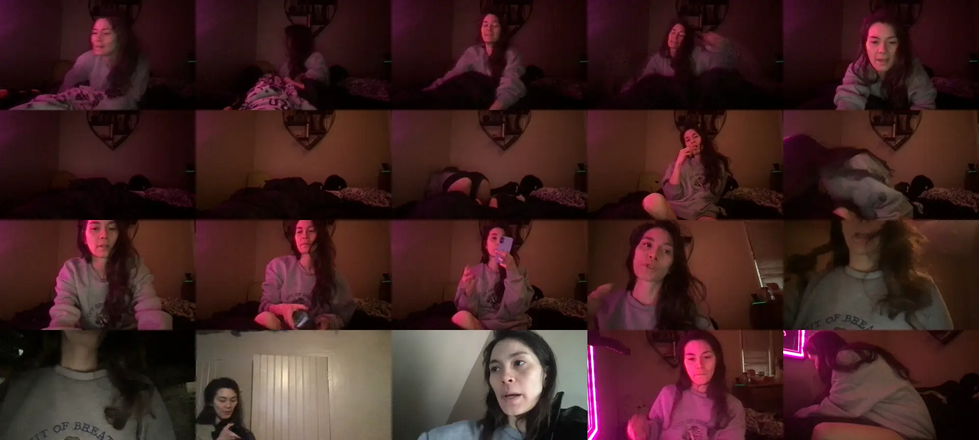 AsaFoXXX photo contact sheet